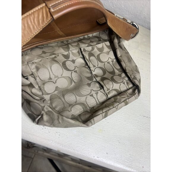 Vintage Coach (2004) SoHo Brown Hobo Shoulder Purse Y2K Retro Classic Handbag - Picture 9 of 16